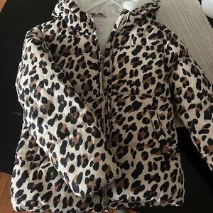 The Children's Place Leopard Print Puffer Jacket